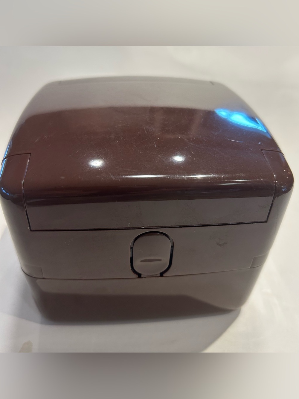 Vintage Jewelry Trinket Box The Jewel Kit Made in USA Ingenious Designs Brown.
